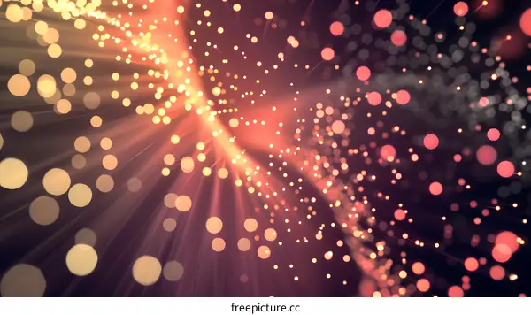 Abstract Background with Light Bokeh