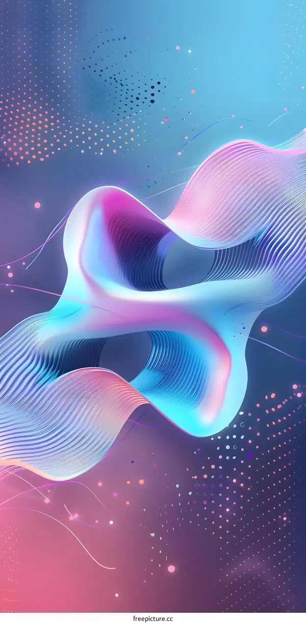 Abstract Background With Pink Blue And Purple Colors