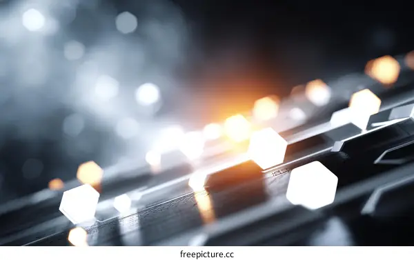 Abstract Futuristic Technological Design