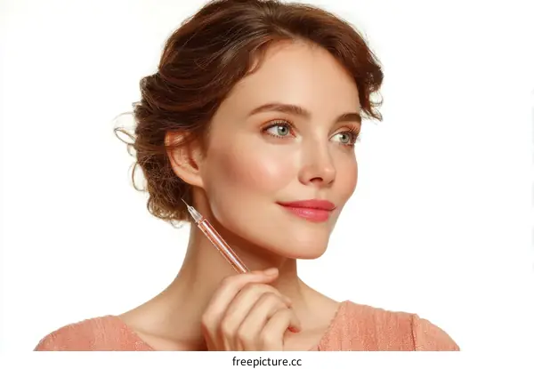 Beautiful Womans  Face Treatment Beauty Facial Care