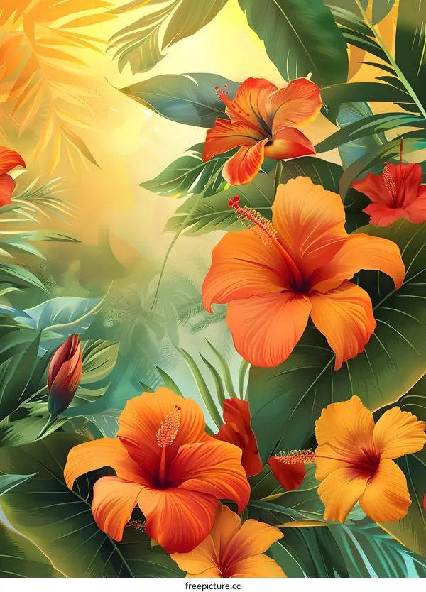Tropical flowers