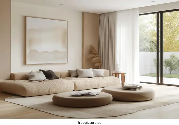 Modern Minimalist Living Room Interior Design