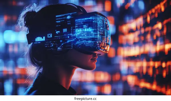 Immersive Virtual Reality Experience of a Woman