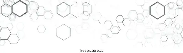 Abstract Geometric Hexagon Pattern Design