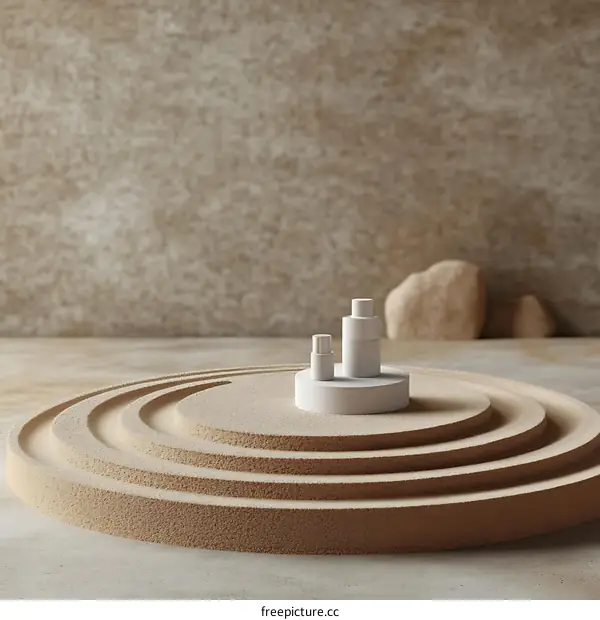 Minimalist Cosmetic Product Display Design