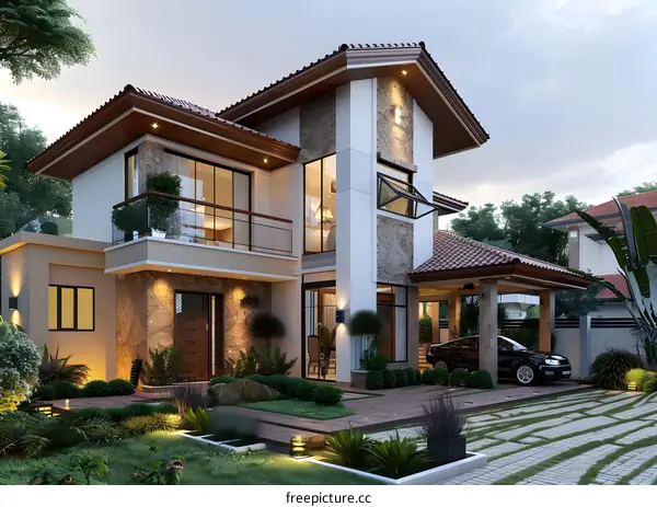Modern style villa