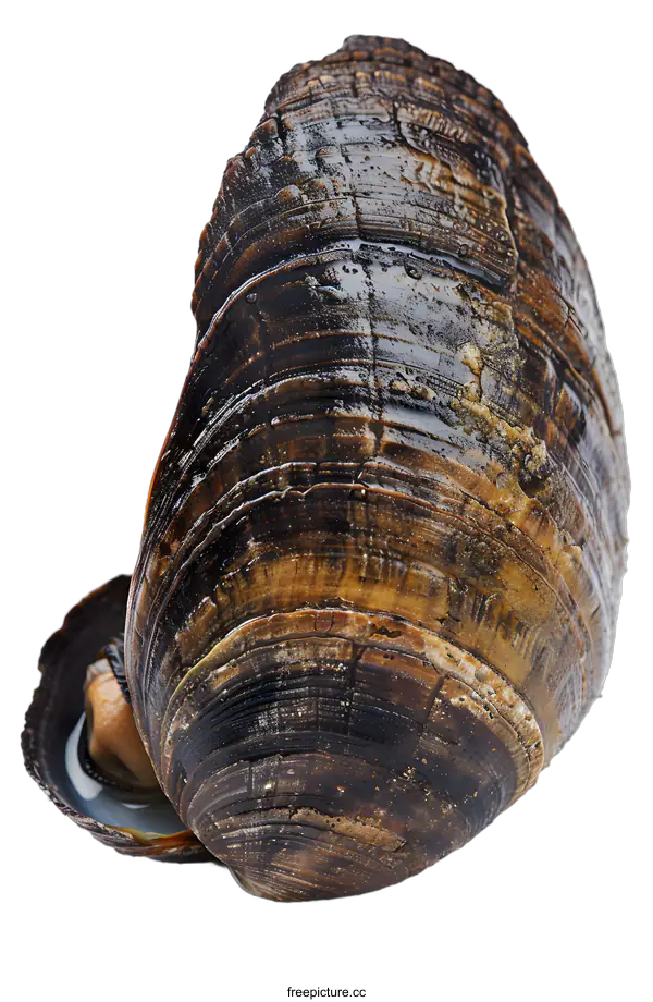 [Transparent Background PNG]Freshwater Mussel Shell Isolated