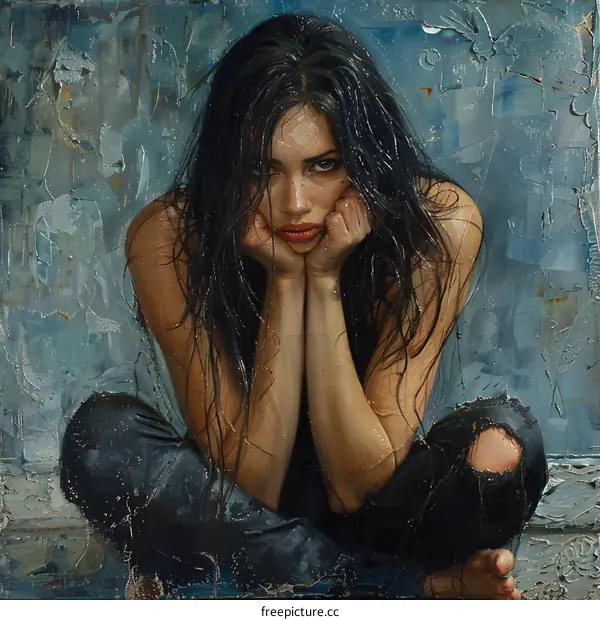 Girl with Black Hair