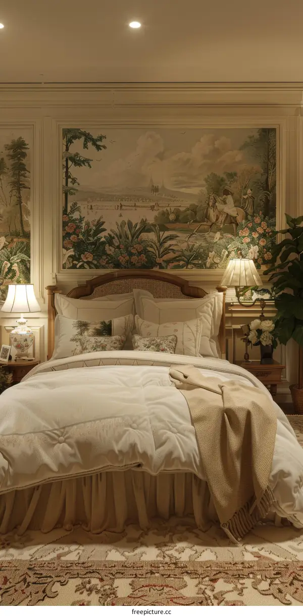Elegant Beige Bedroom Decor