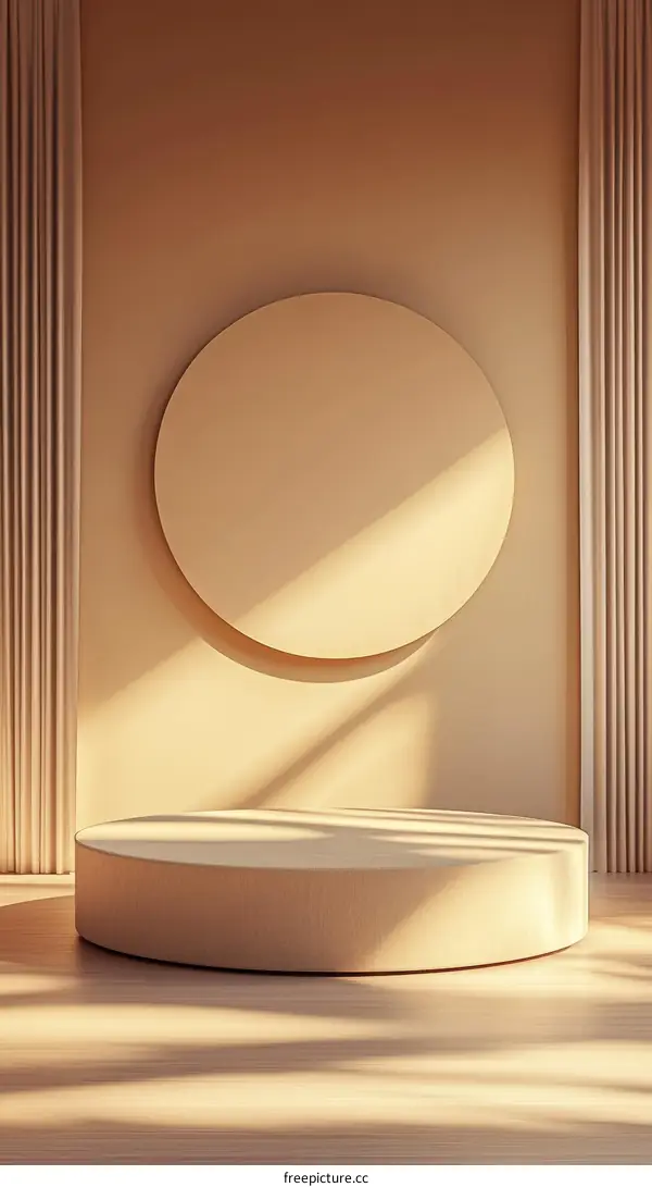 Beige Minimalist Product Display