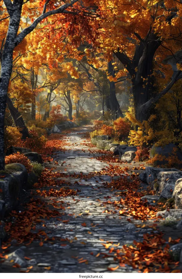 The Enchanted Autumn Trail