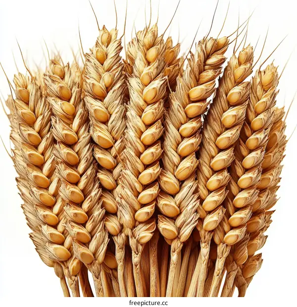 Close-up Wheat Ears Detail