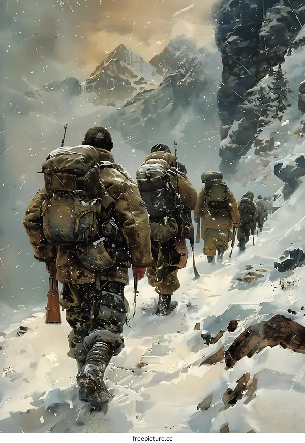 Marching in the Snow