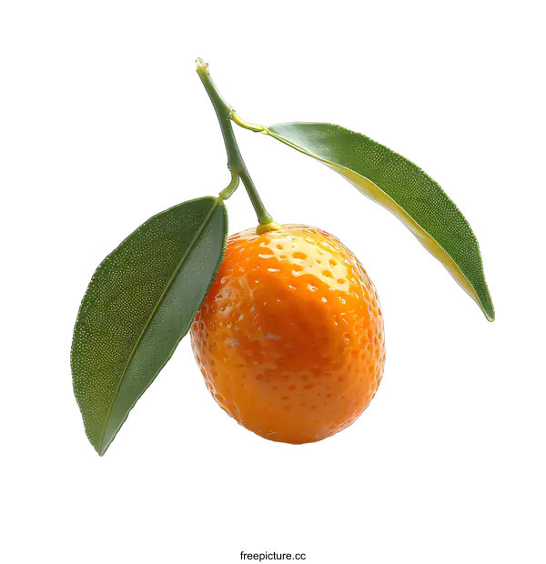 [Transparent Background PNG]Close-up image of a kumquat