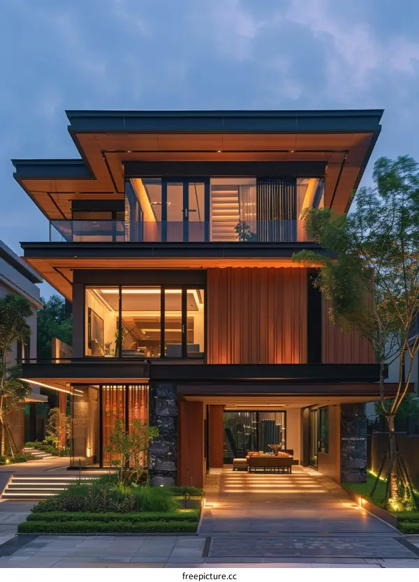 Modern Luxurious House Exterior Design