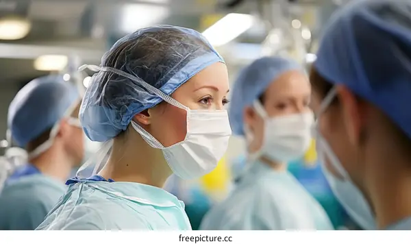 Surgical Team in Operating Room