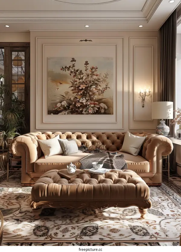 Elegant Classic Living Room Interior Design