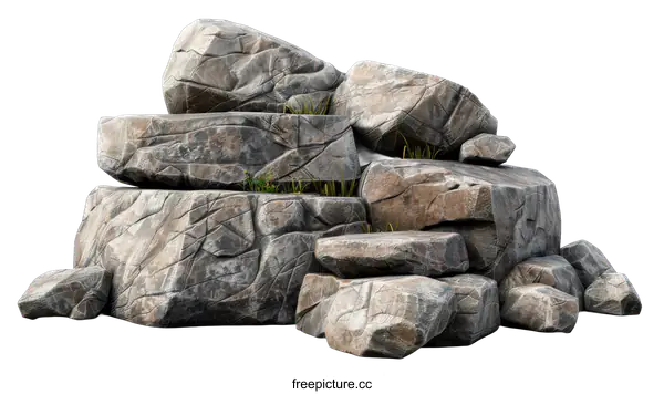 [Transparent Background PNG]Rock Formation Isolated on transparent background