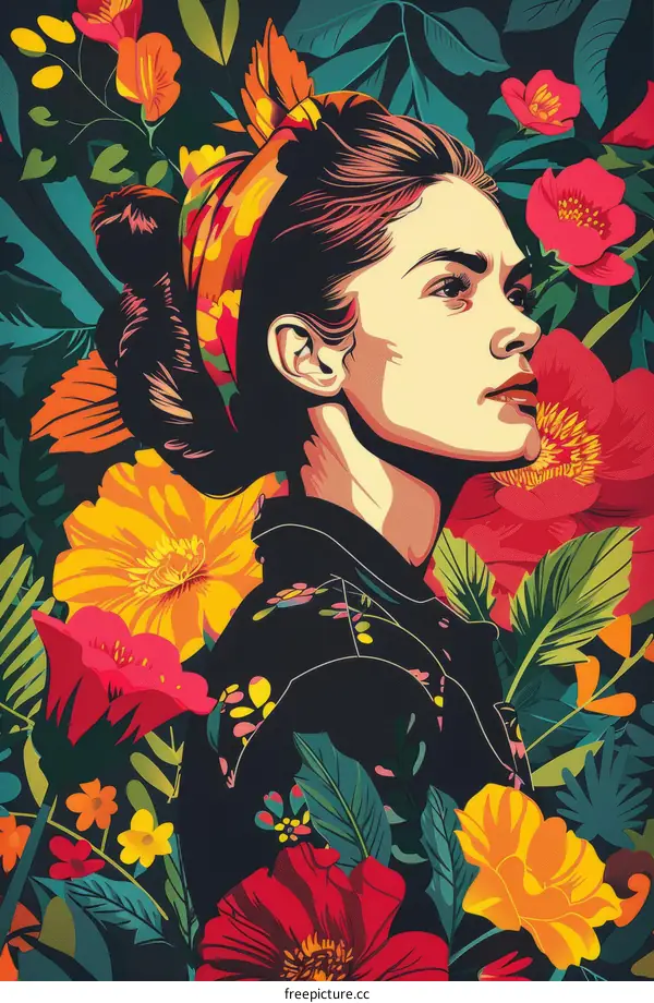 Frida Kahlo's Vibrant Self-Portrait