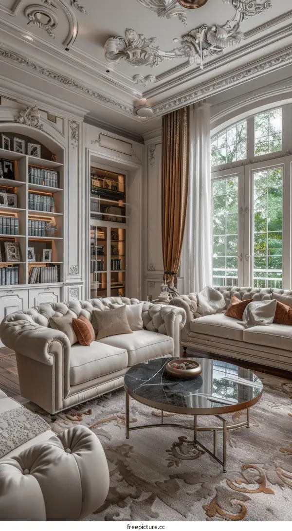 Luxurious Living Room Interior Design