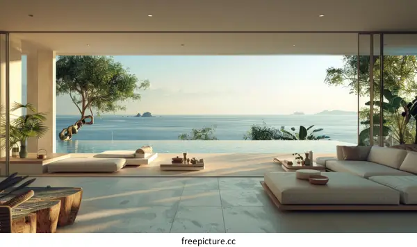 Modern Luxury Villa with Infinity Pool and Ocean Views