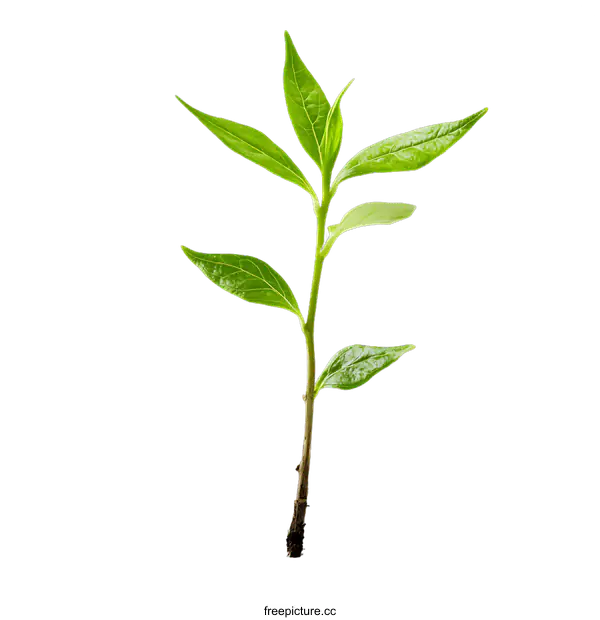 [Transparent Background PNG]Green Plant Sprout Isolated on transparent background