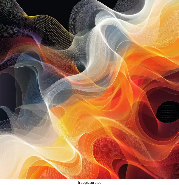 Colorful Waves and Lines