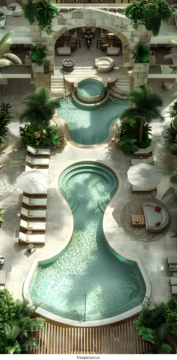 Hotel swimming pool