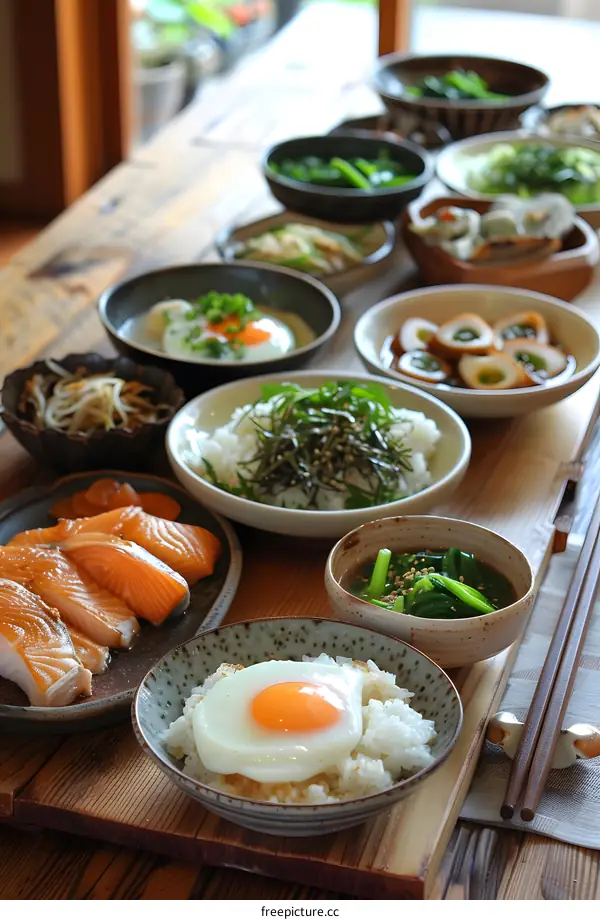 A delicious Japanese breakfast
