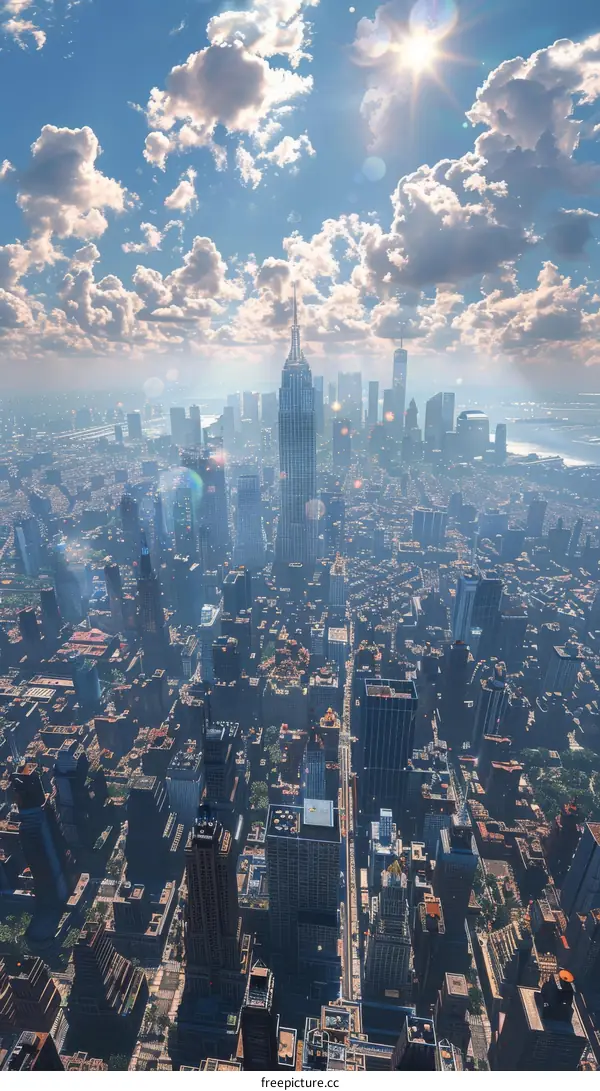 Manhattan Skyline at Dusk