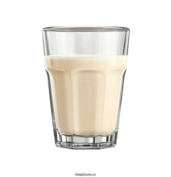 [Transparent Background PNG]Clear Glass Short Drink Cup with Liquid