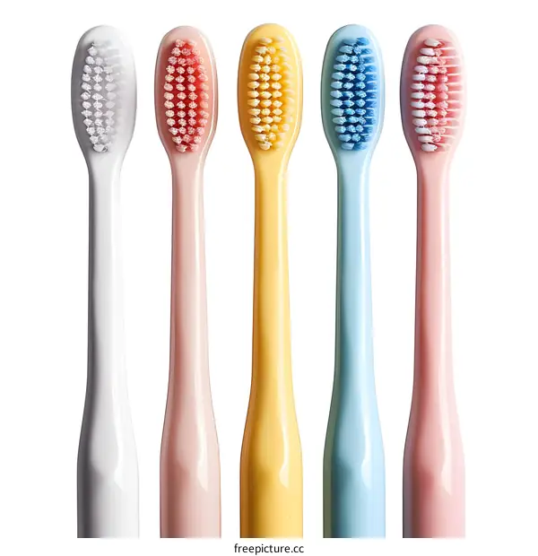 Toothbrushes with different colors