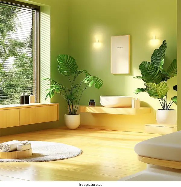 Calm Spa Room Interior Design