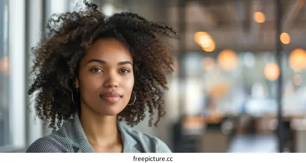 Portrait of a Confident Young Woman