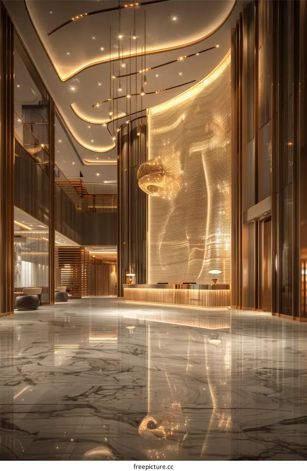 Modern Luxury Hotel Lobby Interior Design