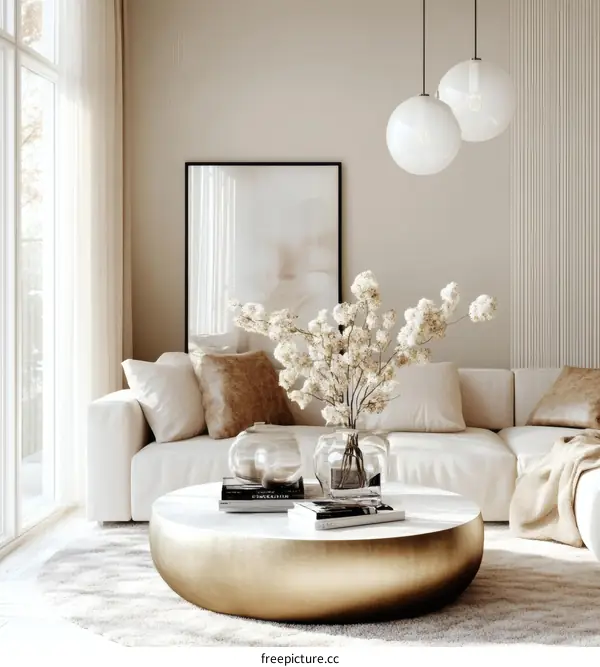 Modern Minimalist Living Room Interior Design