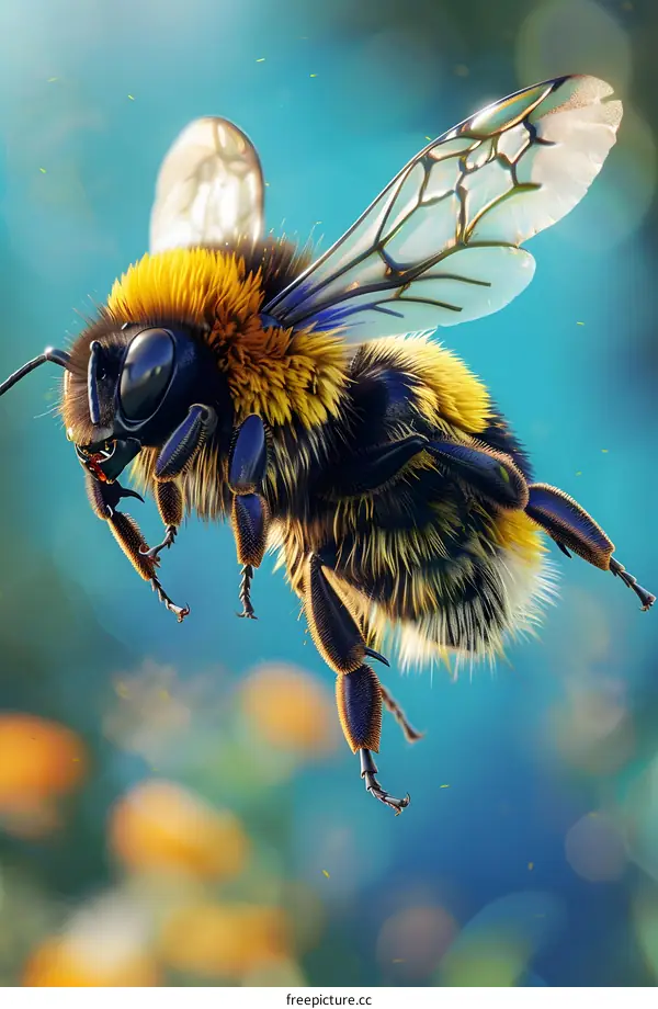 Bumblebee in Flight