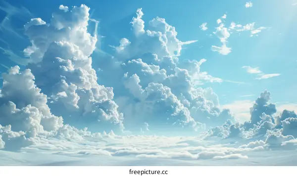 The vast sea of clouds