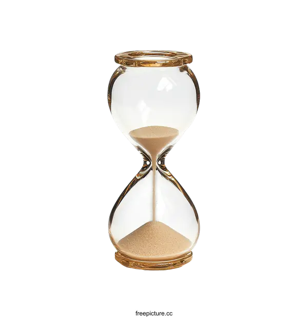 [Transparent Background PNG]Hourglass Representing the Passage of Time