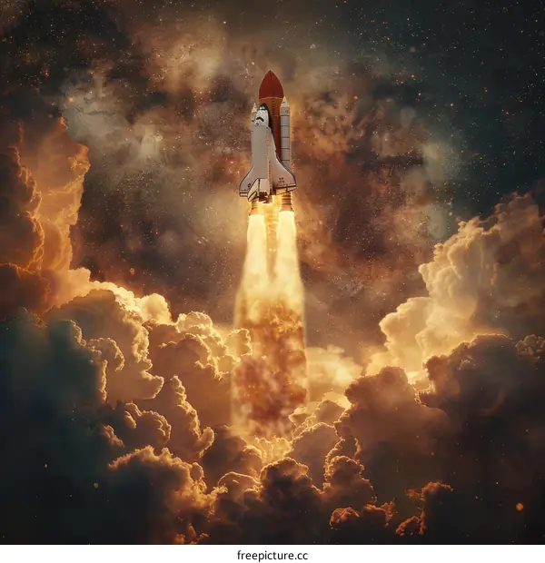 Space Shuttle Atlantis Launch