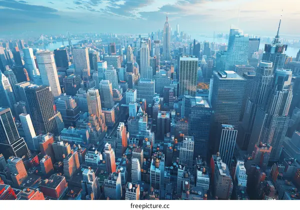 New York City Skyline with the Empire State Building