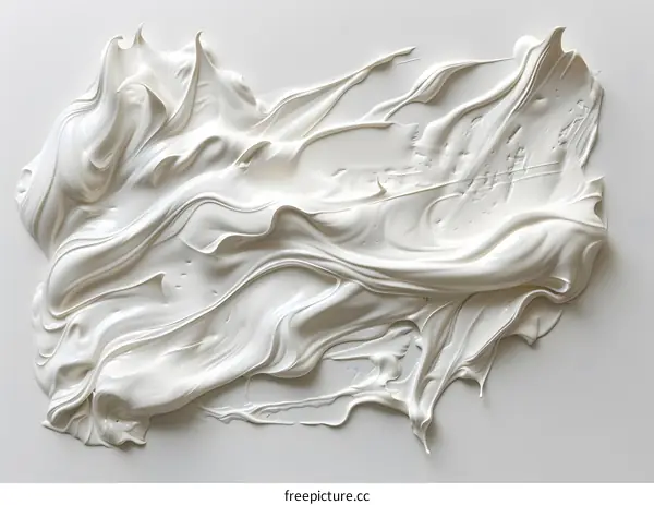 White paint texture on a white background