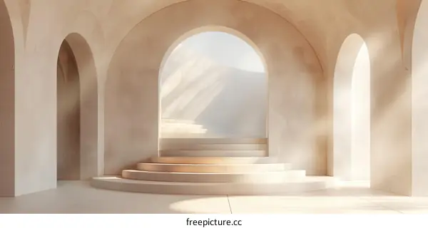 Beige Minimalist Interior Design Showcase