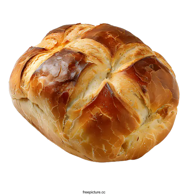 [Transparent Background PNG]Freshly Baked Loaf of Bread