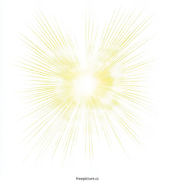 Radiant Burst of Sunshine Illustration