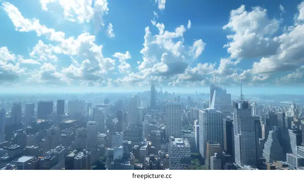 Manhattan Skyline at Sunset