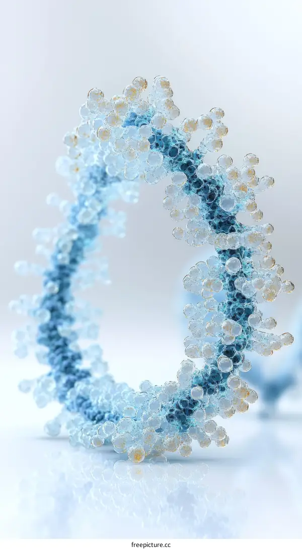 Abstract Illustration of DNA Structure
