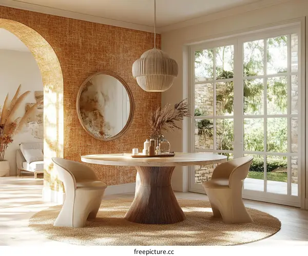 Bohemian Dining Room Interior Design