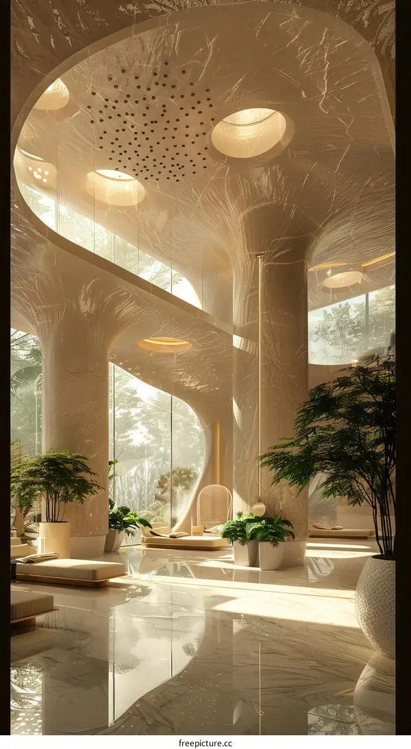 Modern Architectural Lobby Interior Design