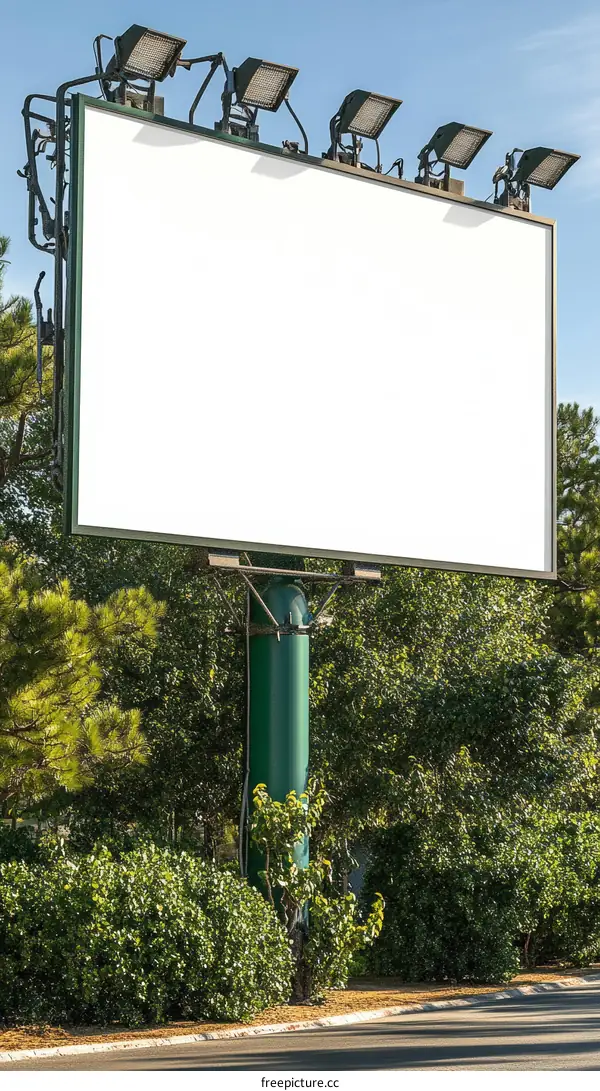 Blank Outdoor Billboard Advertisement